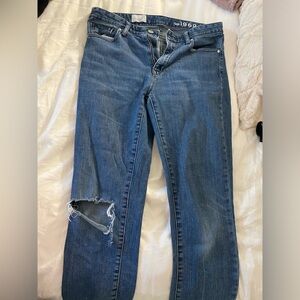 Gap ripped jeans